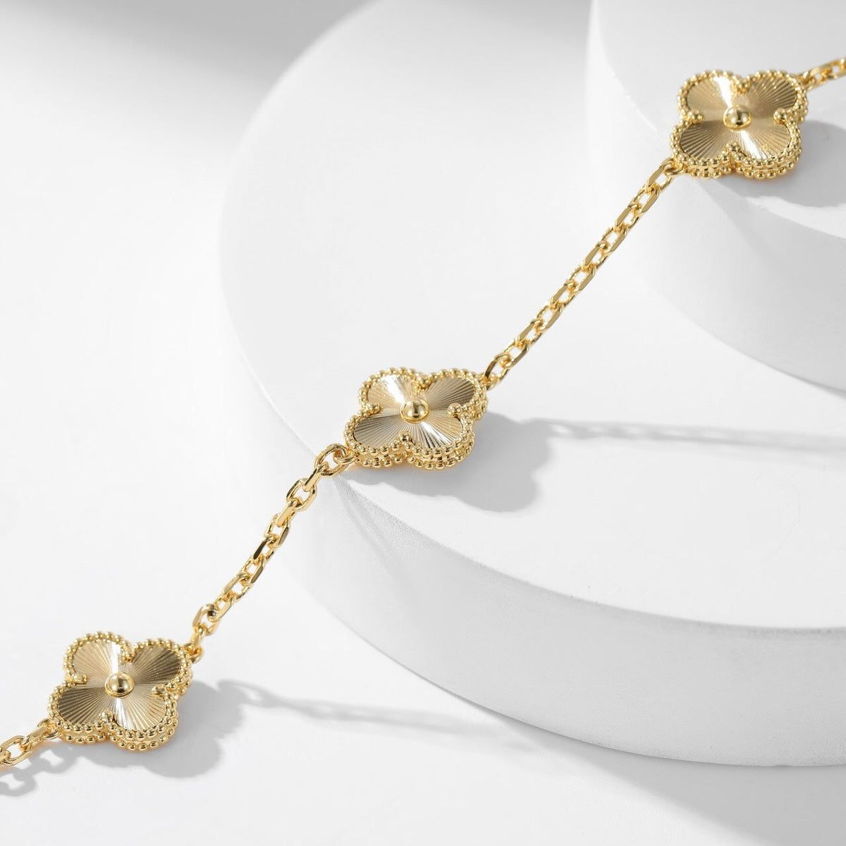 [⭐Hevara Jewelry]CLOVER 10 MOTIFS LASER NECKLACE