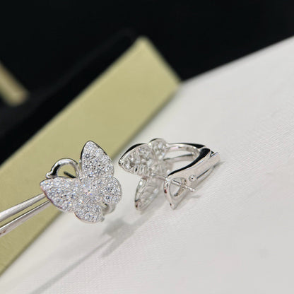 [⭐Hevara Jewelry]BUTTERFLY ALL DIAMOND EARRINGS