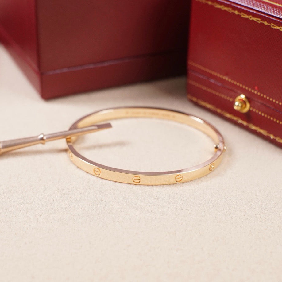 [⭐Hevara Jewelry]LOVE BRACELET 3.65MM NO DIAMONDS
