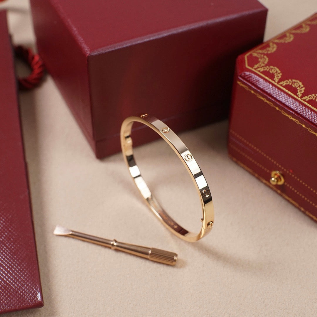 [⭐Hevara Jewelry]LOVE BRACELET 3.65MM NO DIAMONDS