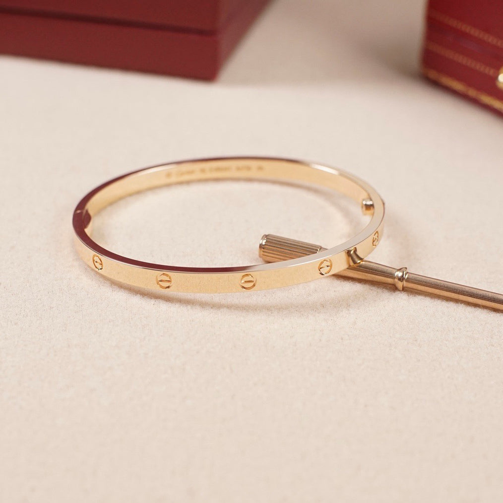 [⭐Hevara Jewelry]LOVE BRACELET 3.65MM NO DIAMONDS