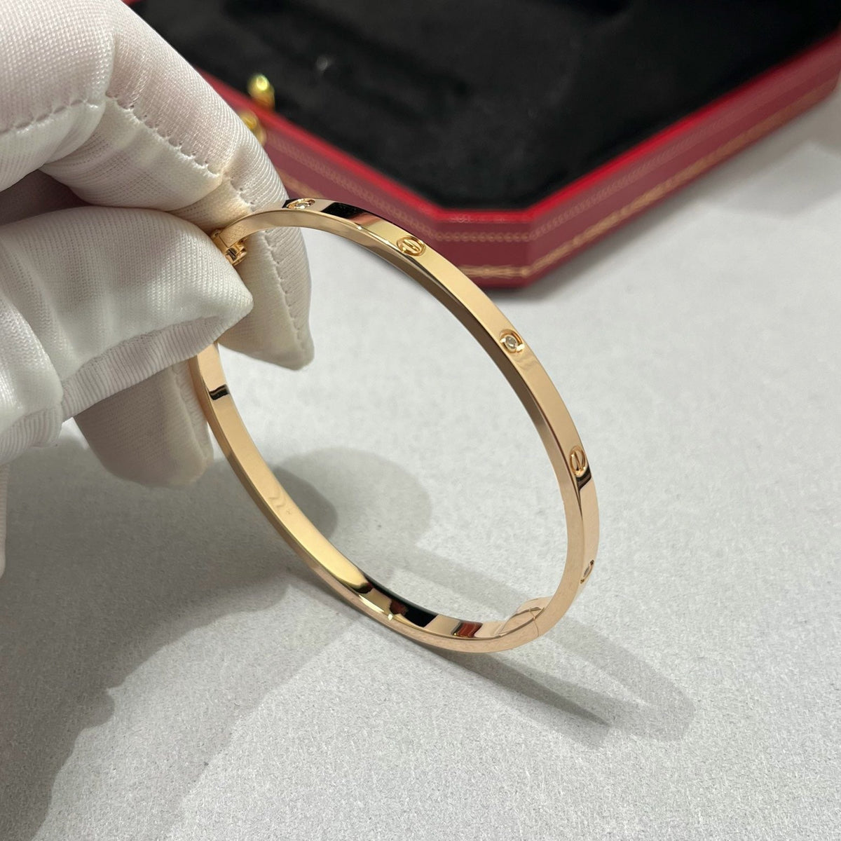 [⭐Hevara Jewelry]LOVE BRACELET 3.65MM 6 DIAMONDS