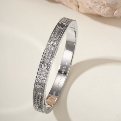 [⭐Hevara Jewelry]LOVE BRACELET 6.1MM DIAMOND-PAVED