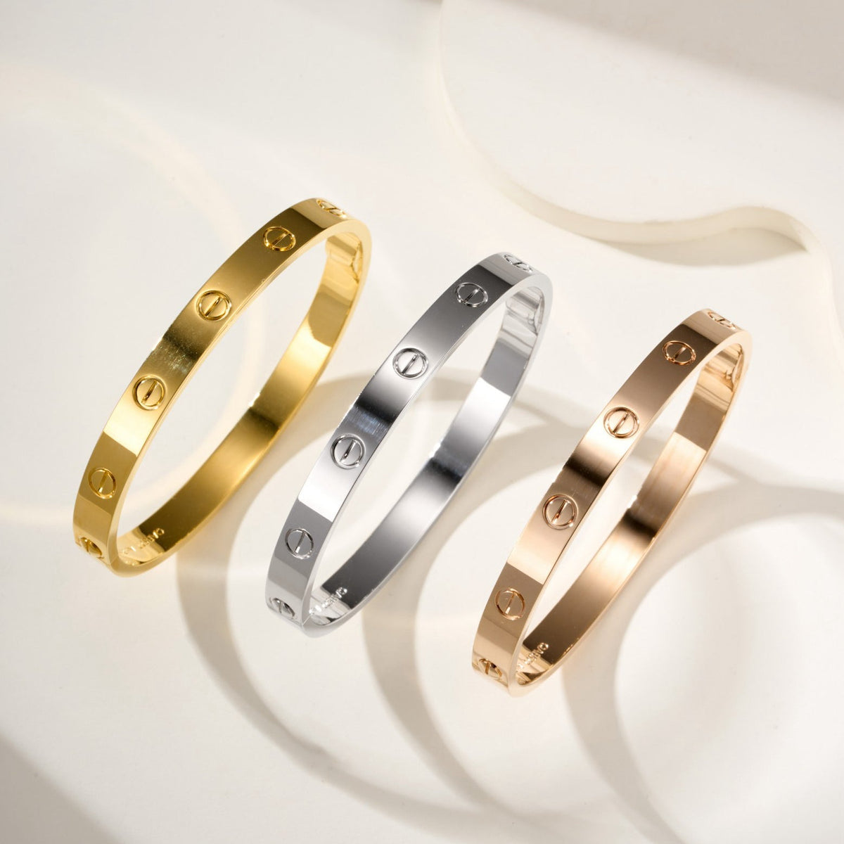[⭐Hevara Jewelry]LOVE BRACELET 6.1MM NO DIAMONDS