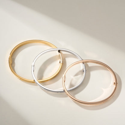 [⭐Hevara Jewelry]LOVE BRACELET 3.65MM 6 DIAMONDS