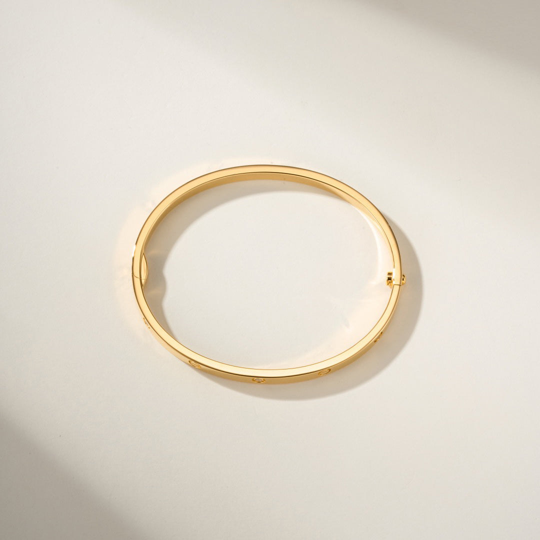 [⭐Hevara Jewelry]LOVE BRACELET 3.65MM 6 DIAMONDS
