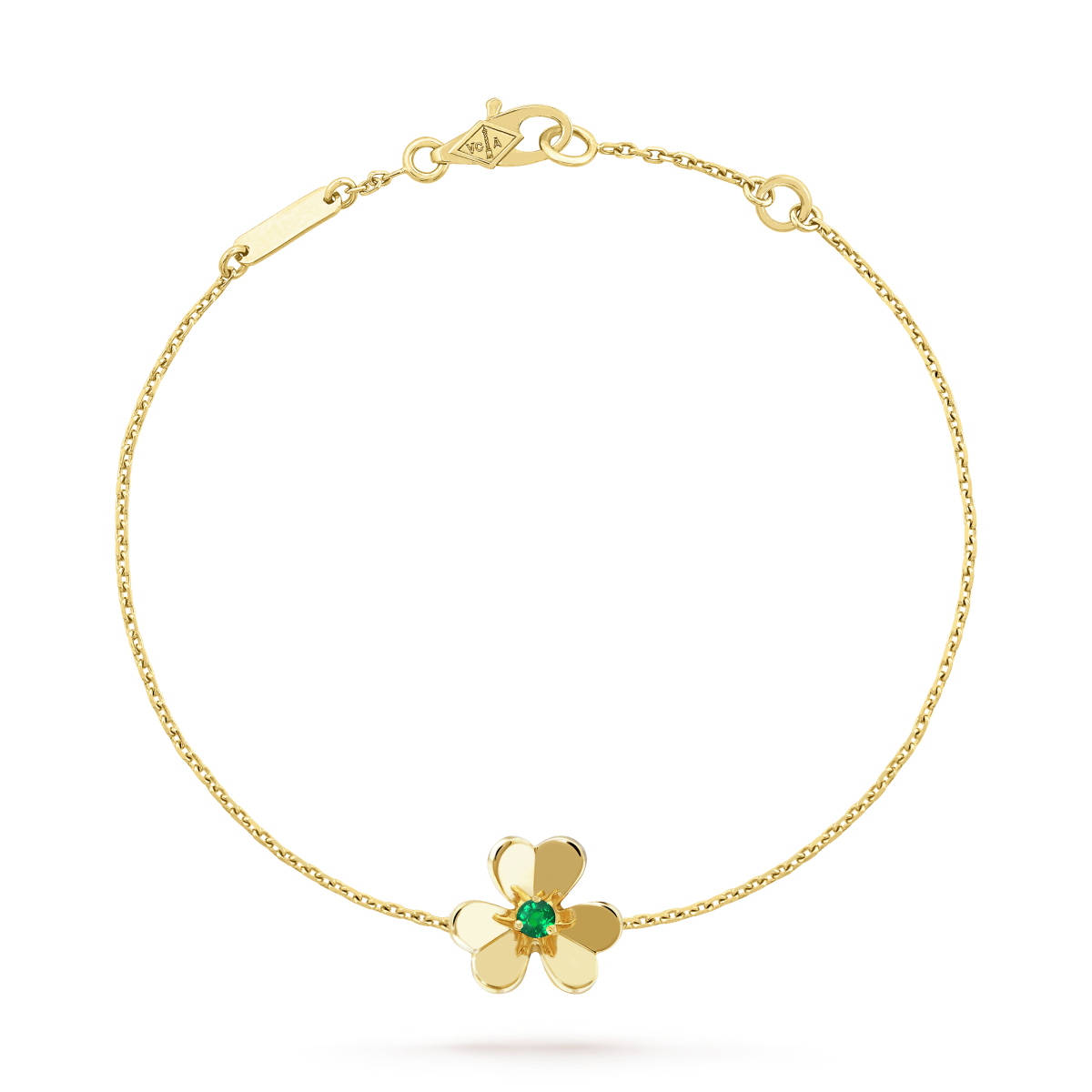 [⭐Hevara Jewelry]FRIVOLE GOLD FLOWER PINK MALACHITE BRACELET