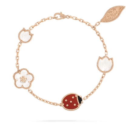 [⭐Hevara Jewelry]LUCKY SPRING 5 MOTIF BRACELET