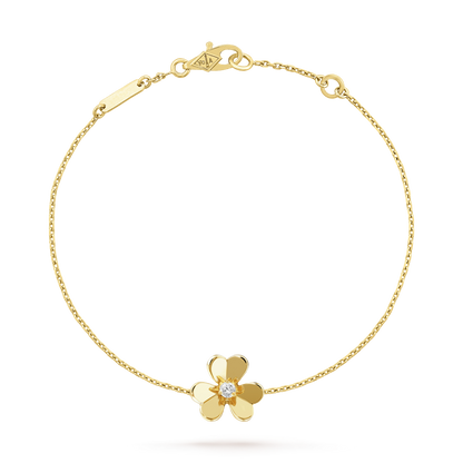 [⭐Hevara Jewelry]FRIVOLE GOLD FLOWER PINK MALACHITE BRACELET