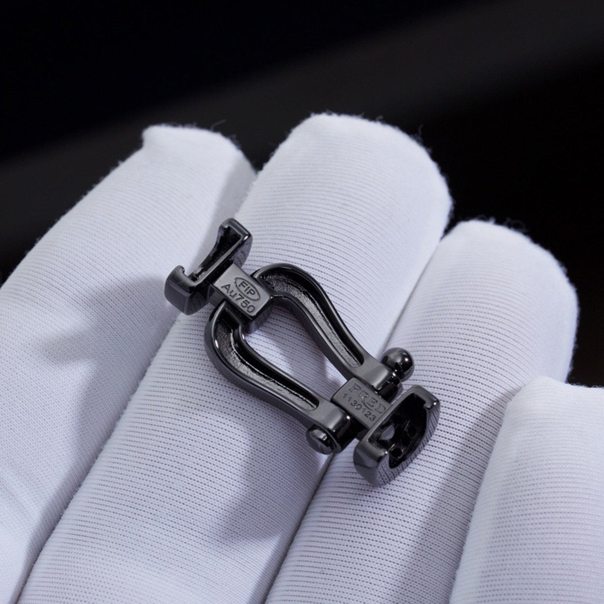 [⭐Hevara Jewelry]FORCE LARGE SERIES HORSESHOE BLACK SAMURAI BRACELET