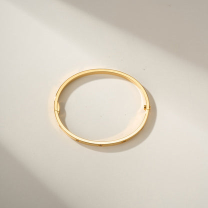 [⭐Hevara Jewelry]LOVE BRACELET 3.65MM 10 DIAMONDS