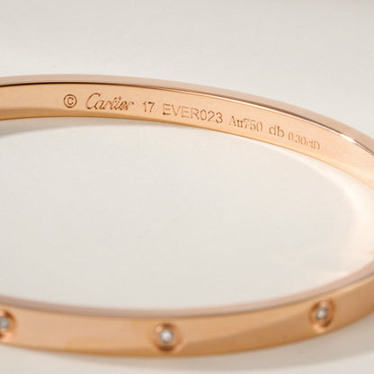 [⭐Hevara Jewelry]LOVE BRACELET 3.65MM 10 DIAMONDS