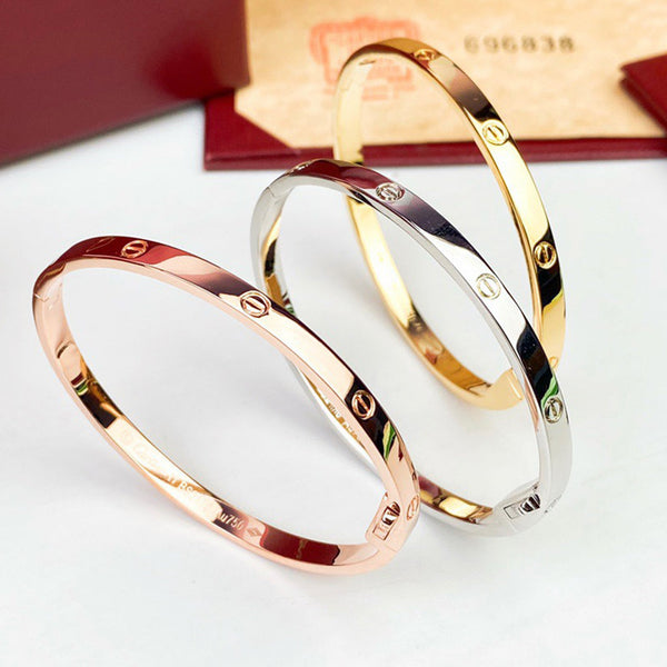 [⭐Hevara Jewelry]LOVE BRACELET 3.65MM NO DIAMONDS