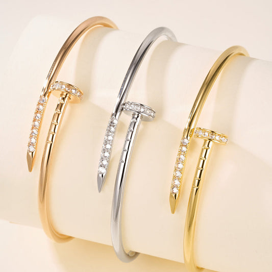 [⭐Hevara Jewelry]JUSTE BRACELET 2.5MM DIAMONDS