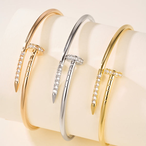 [⭐Hevara Jewelry]JUSTE BRACELET 2.5MM DIAMONDS