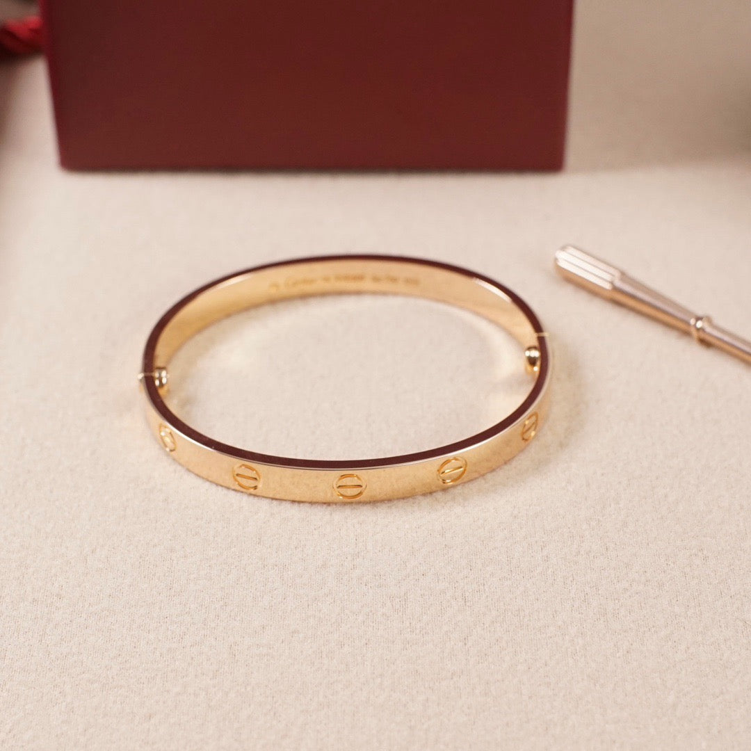 [⭐Hevara Jewelry]LOVE BRACELET 6.1MM NO DIAMONDS