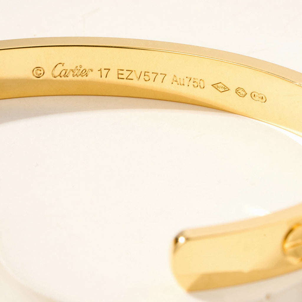 [⭐Hevara Jewelry]LOVE BRACELET 6.1MM OPEN CUFF
