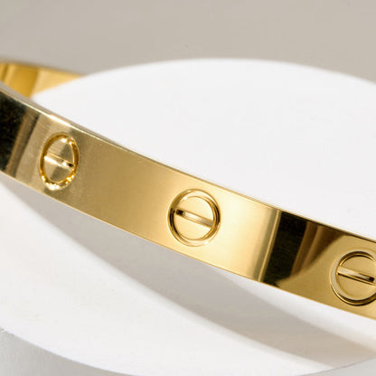 [⭐Hevara Jewelry]LOVE BRACELET 6.1MM OPEN CUFF