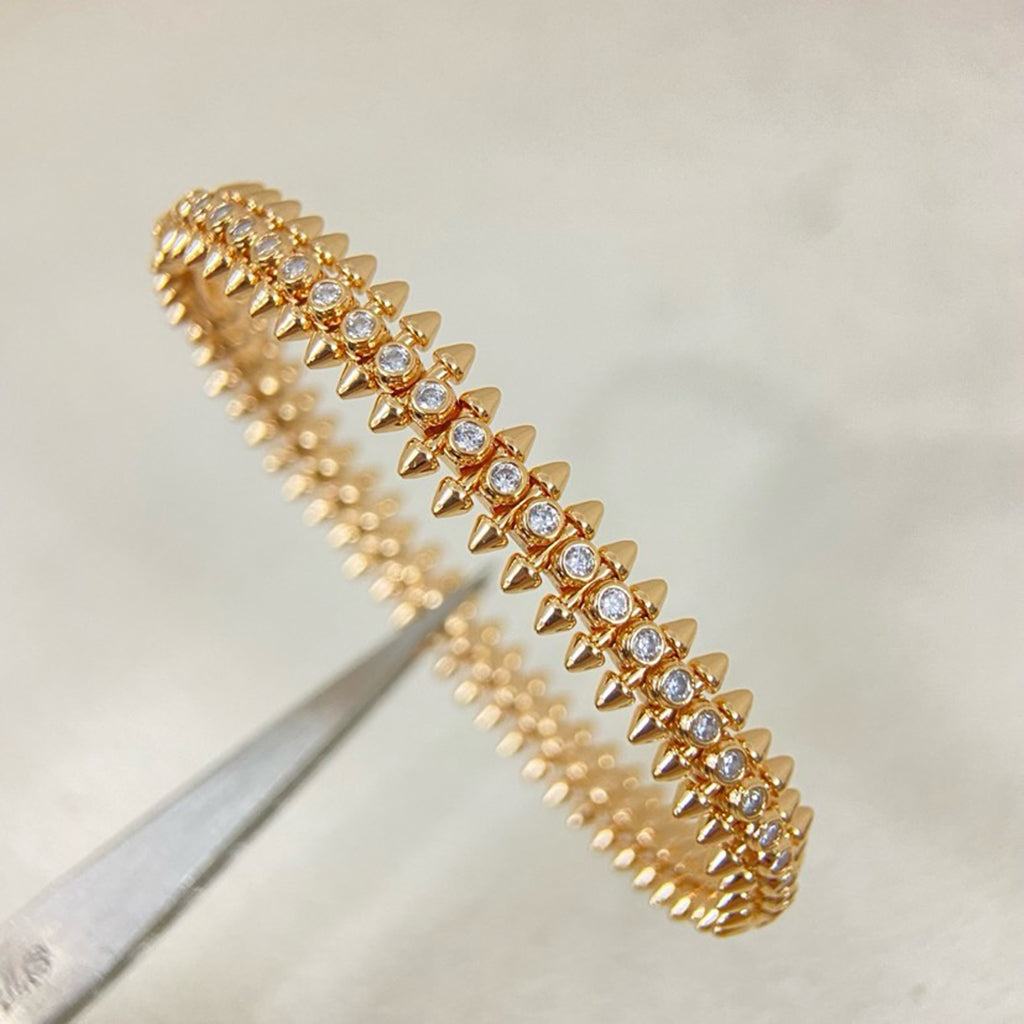[⭐Hevara Jewelry]CLASH  BRACELET 8MM DIAMONDS