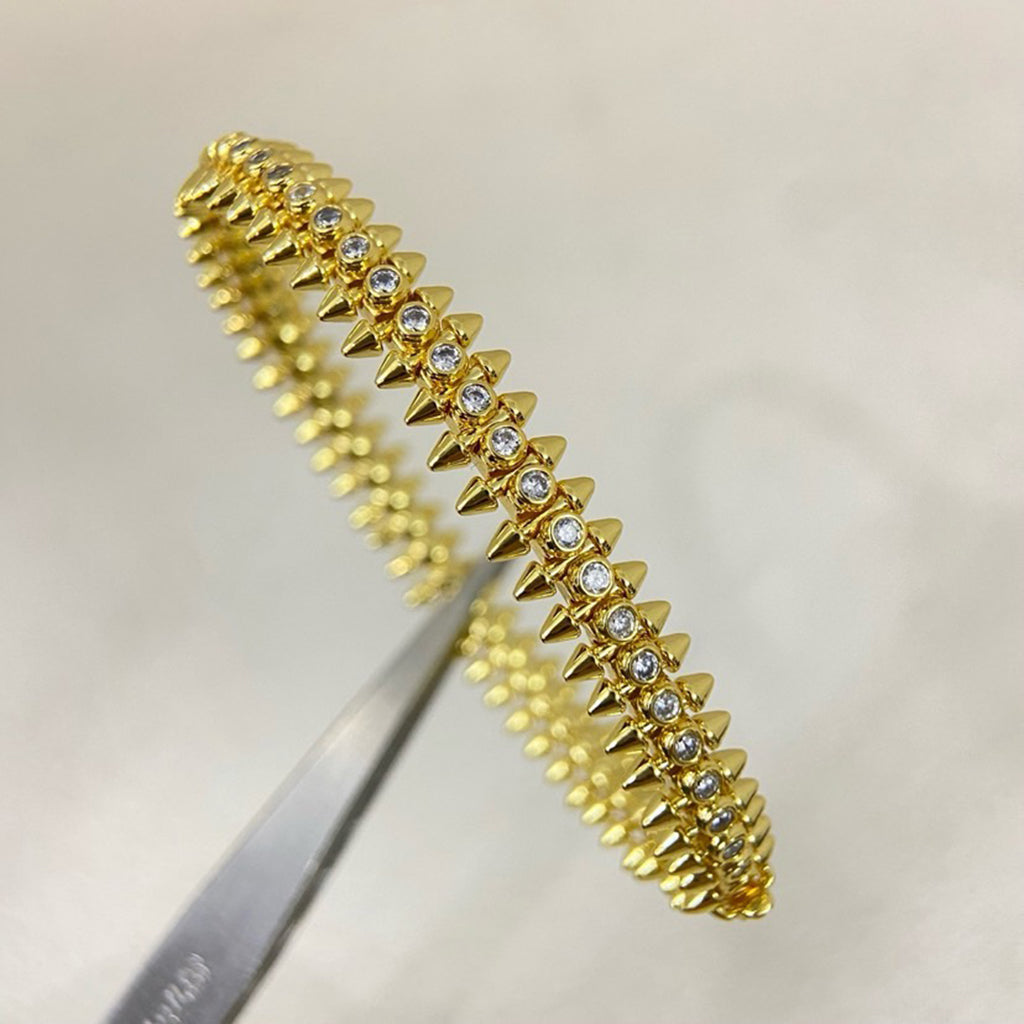 [⭐Hevara Jewelry]CLASH  BRACELET 8MM DIAMONDS