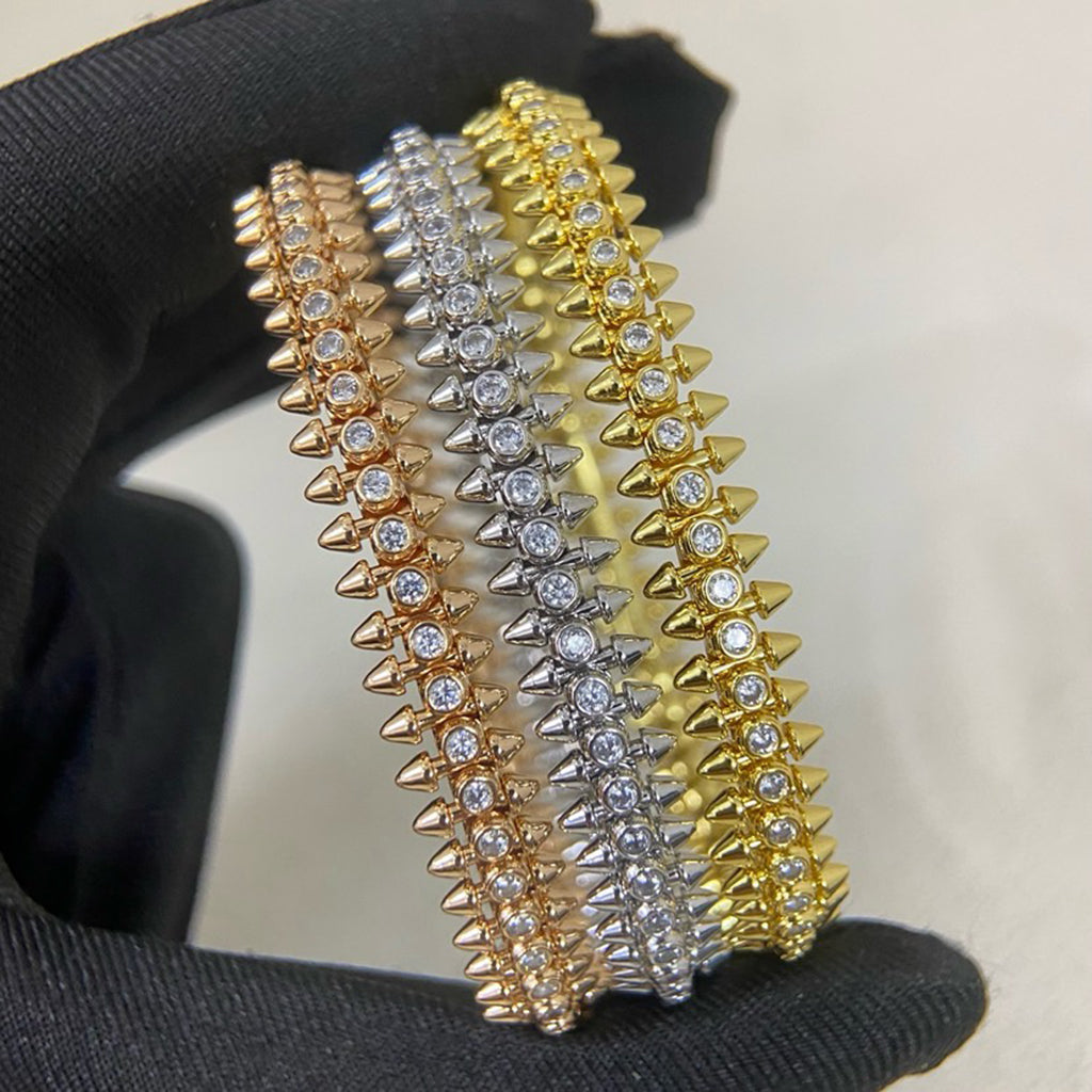 [⭐Hevara Jewelry]CLASH  BRACELET 8MM DIAMONDS