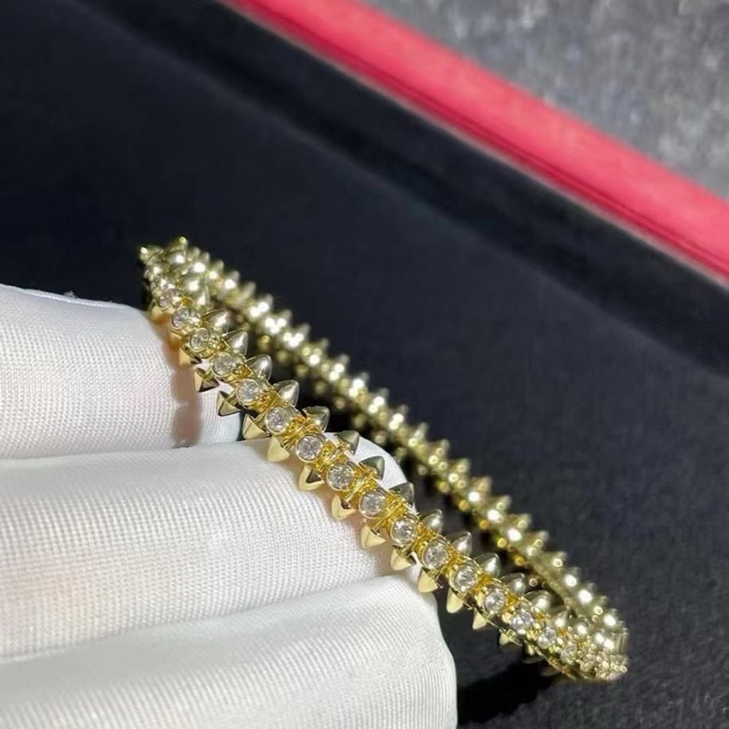 [⭐Hevara Jewelry]CLASH  BRACELET 8MM DIAMONDS