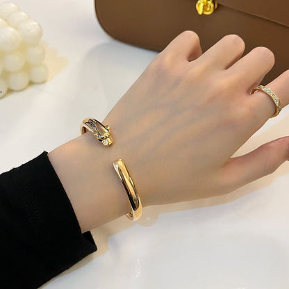 [⭐Hevara Jewelry]PANTHERE OPEN BRACELET