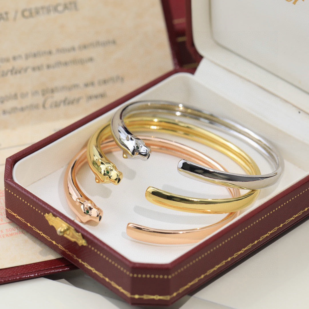 [⭐Hevara Jewelry]PANTHERE OPEN BRACELET
