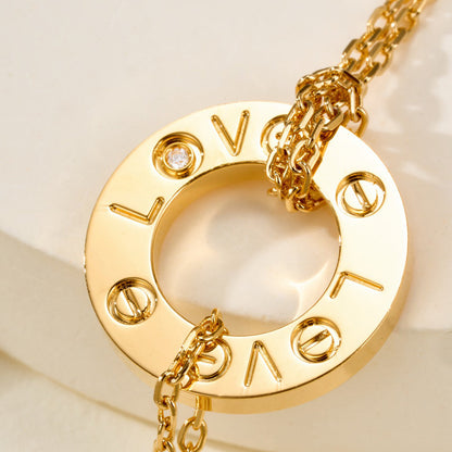 [⭐Hevara Jewelry]LOVE BRACELET 2 DIAMOND