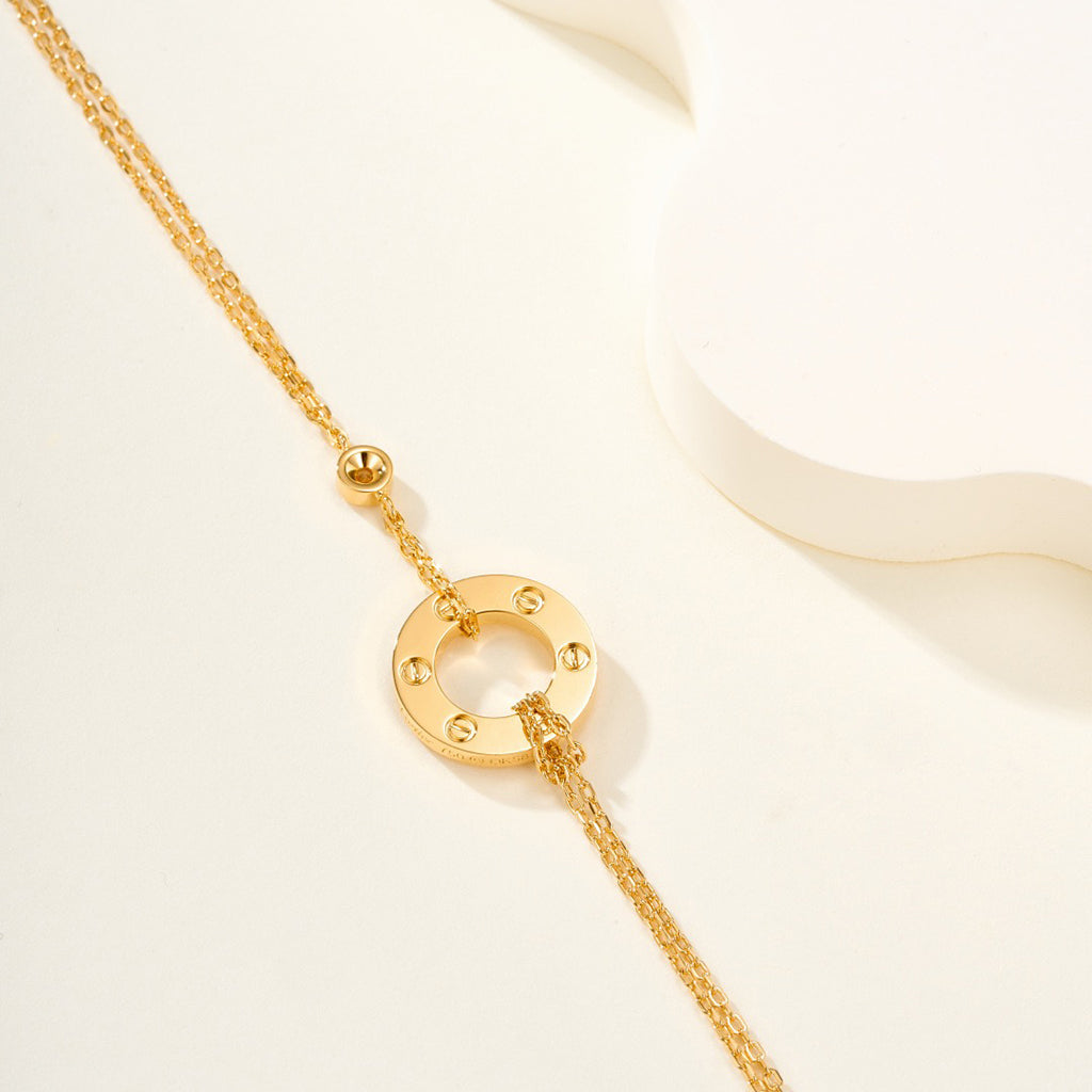 [⭐Hevara Jewelry]LOVE BRACELET 2 DIAMOND