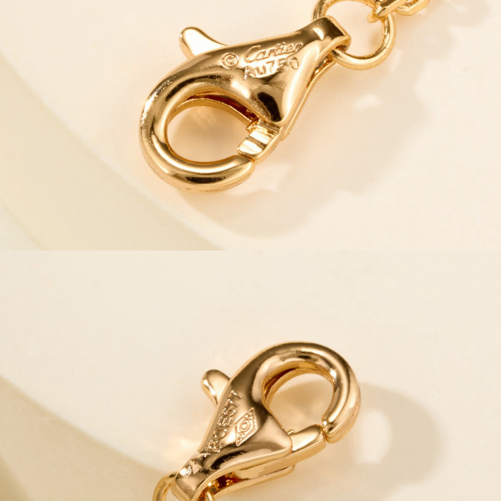 [⭐Hevara Jewelry]LOVE DOUBLE RING FULL DIAMOND BRACELET