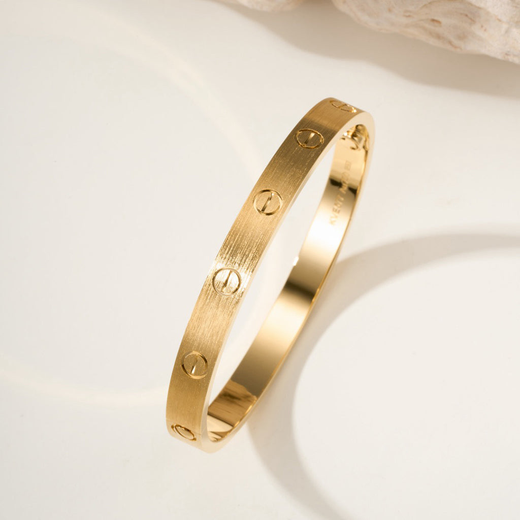 [⭐Hevara Jewelry]LOVE BRACELET 6.1MM BRUSHED