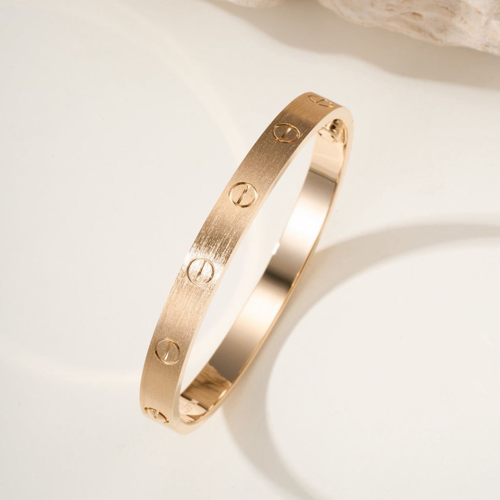 [⭐Hevara Jewelry]LOVE BRACELET 6.1MM BRUSHED