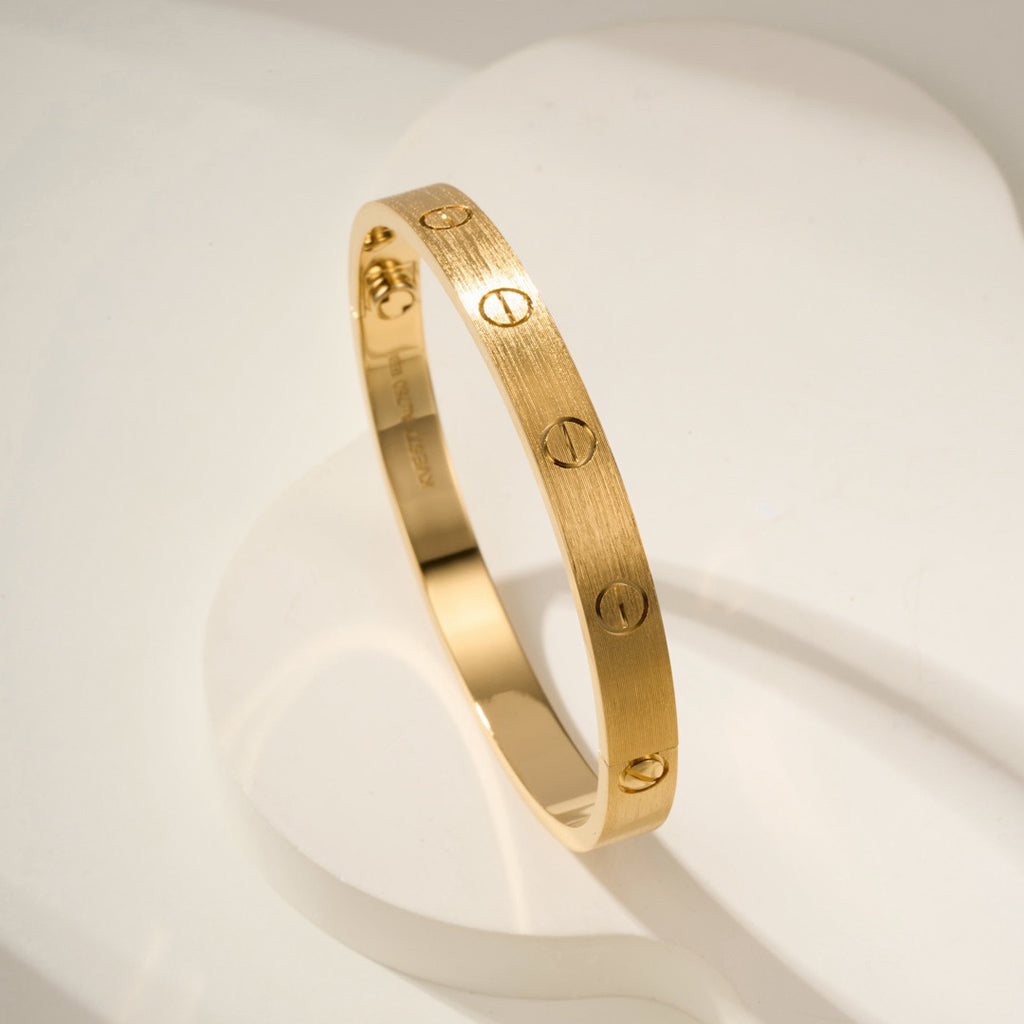 [⭐Hevara Jewelry]LOVE BRACELET 6.1MM BRUSHED