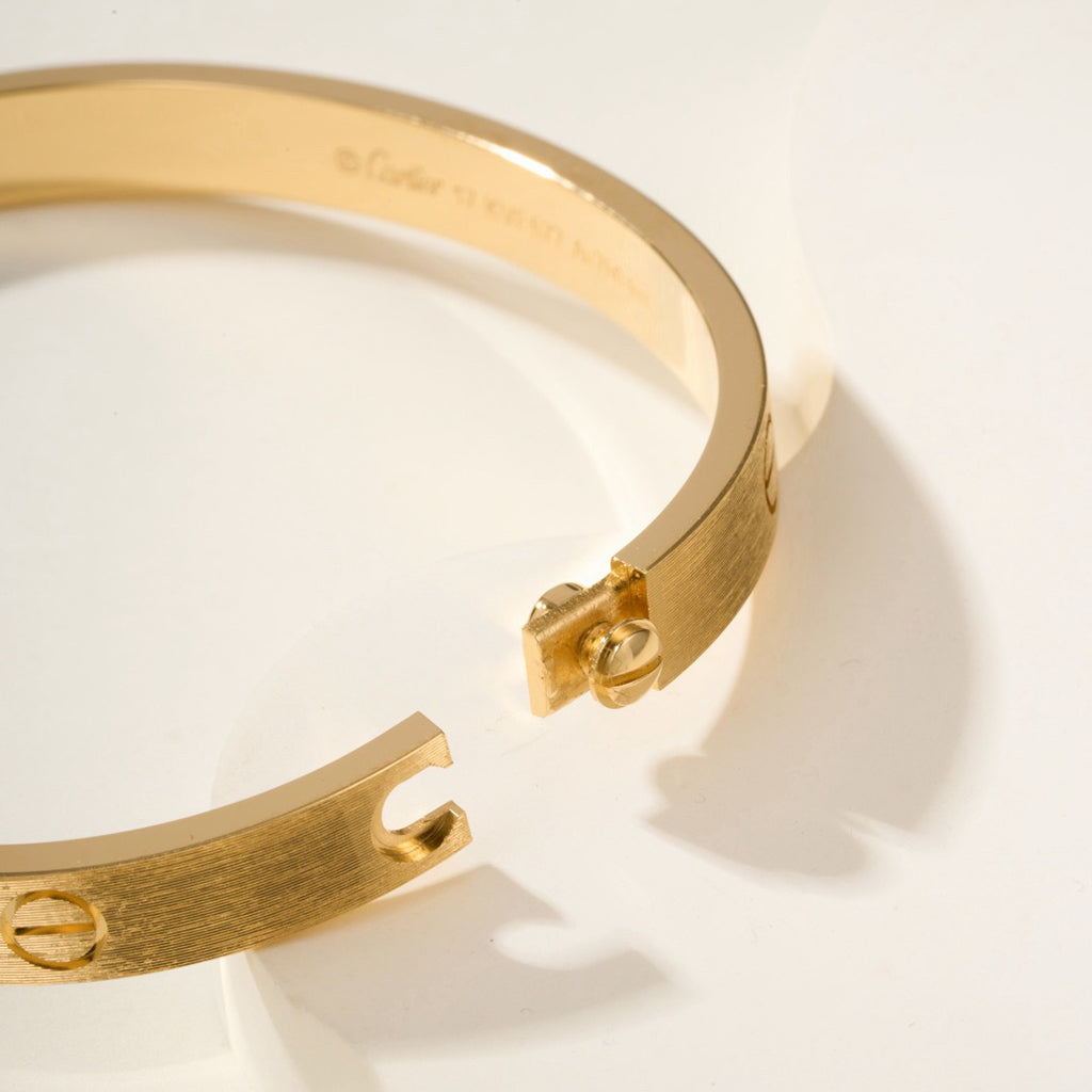 [⭐Hevara Jewelry]LOVE BRACELET 6.1MM BRUSHED