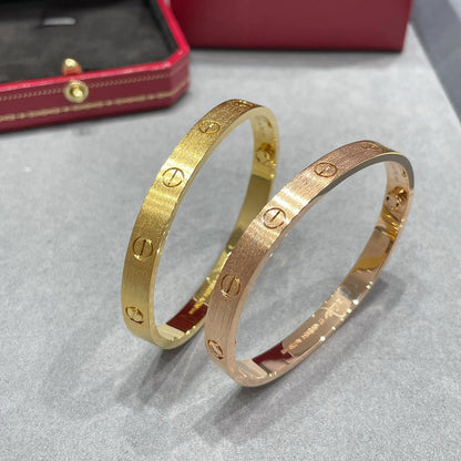 [⭐Hevara Jewelry]LOVE BRACELET 6.1MM BRUSHED