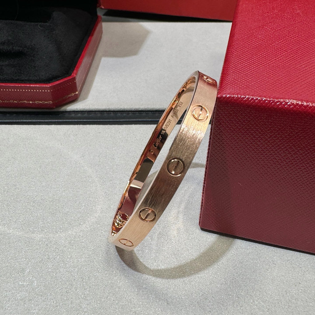 [⭐Hevara Jewelry]LOVE BRACELET 6.1MM BRUSHED