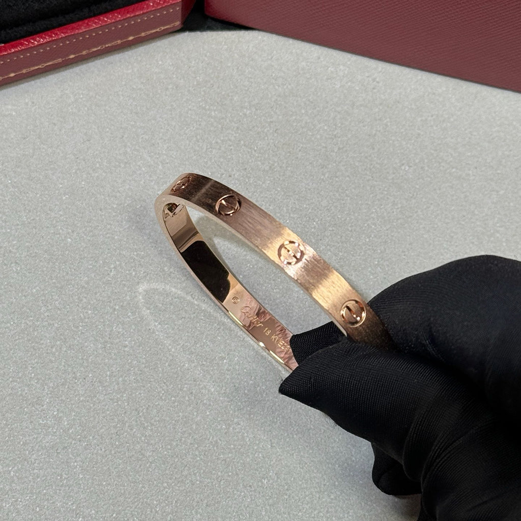 [⭐Hevara Jewelry]LOVE BRACELET 6.1MM BRUSHED