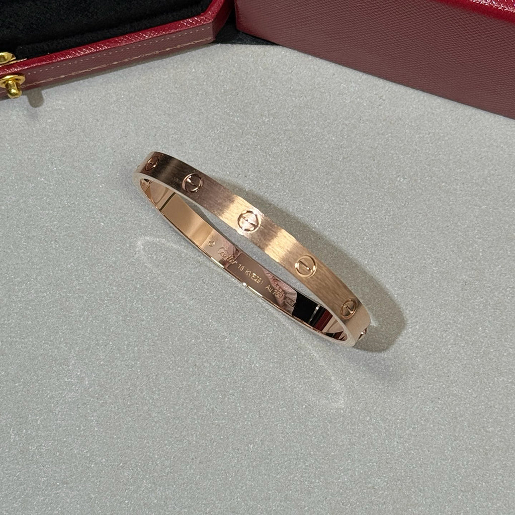 [⭐Hevara Jewelry]LOVE BRACELET 6.1MM BRUSHED