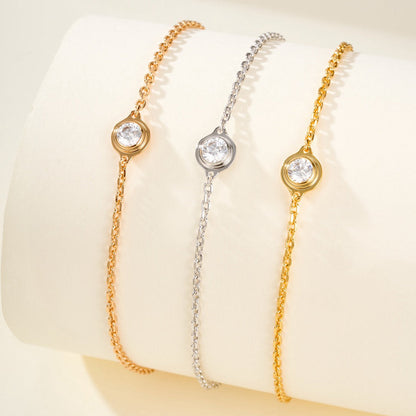 [⭐Hevara Jewelry]DAMOUR BRACELET 1 DIAMOND