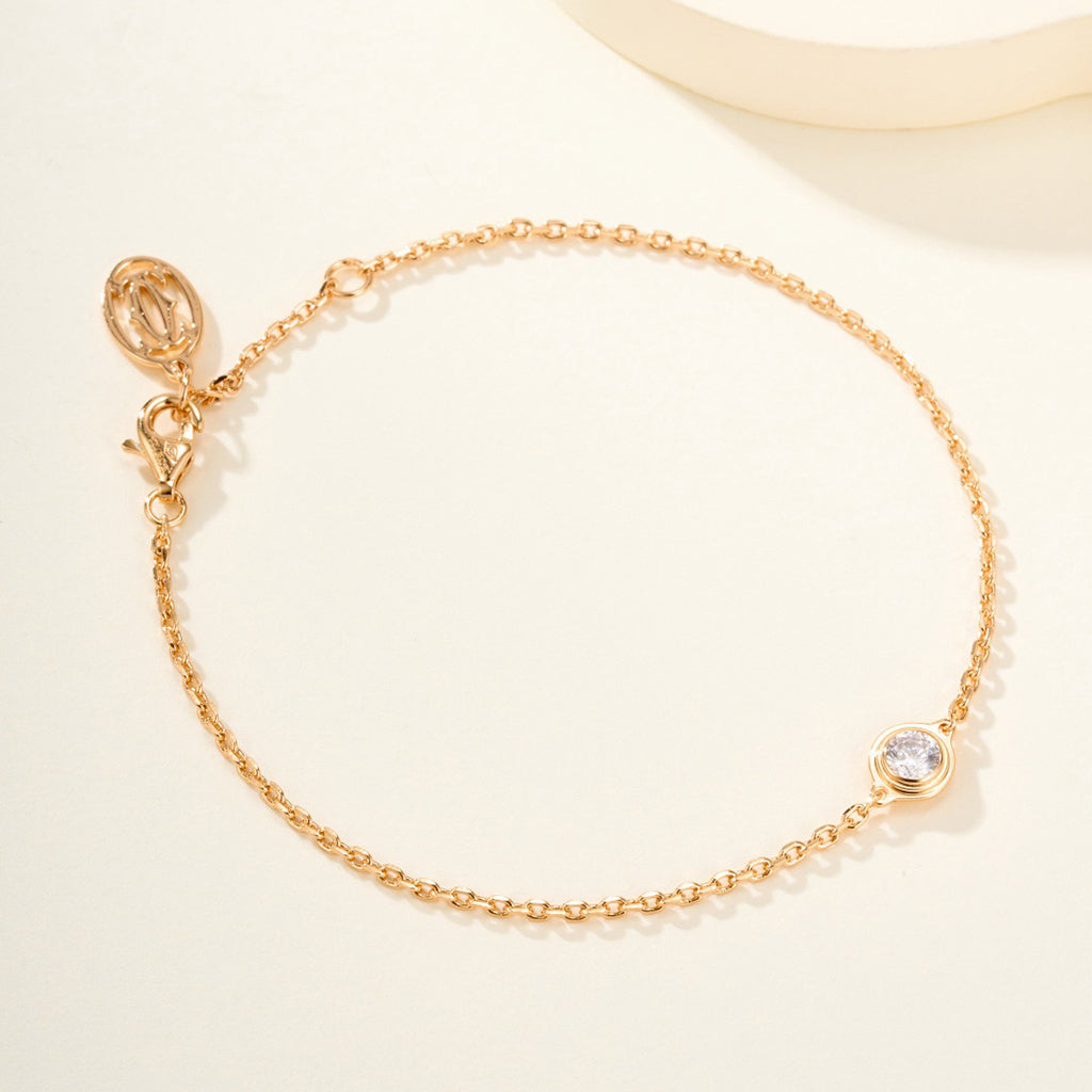 [⭐Hevara Jewelry]DAMOUR BRACELET 1 DIAMOND