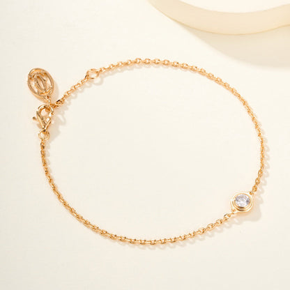 [⭐Hevara Jewelry]DAMOUR BRACELET 1 DIAMOND