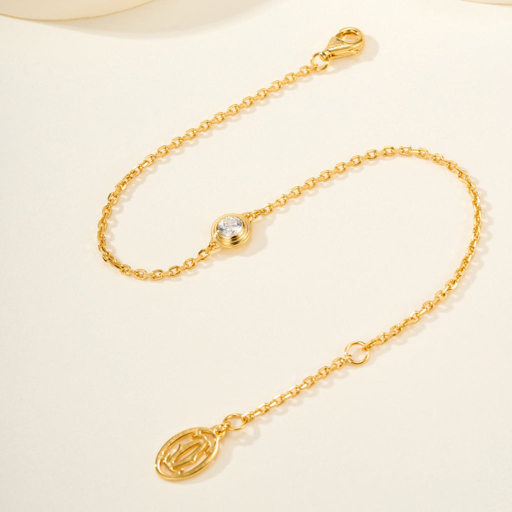 [⭐Hevara Jewelry]DAMOUR BRACELET 1 DIAMOND