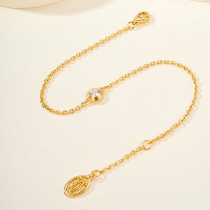 [⭐Hevara Jewelry]DAMOUR BRACELET 1 DIAMOND