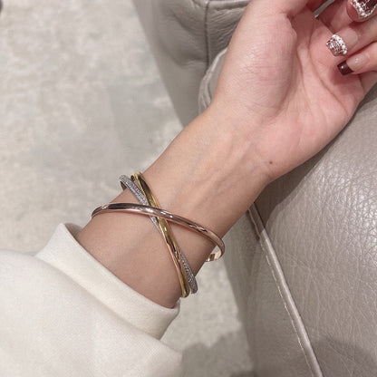 [⭐Hevara Jewelry]TRINITY 2.8MM SMALL BRACELET