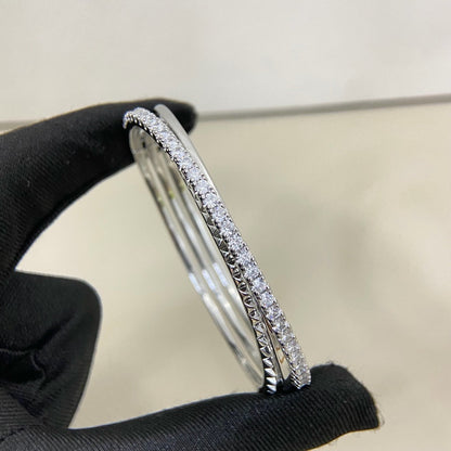 [⭐Hevara Jewelry]ETINCELLE HALF-PAVED DIAMOND BRACELET