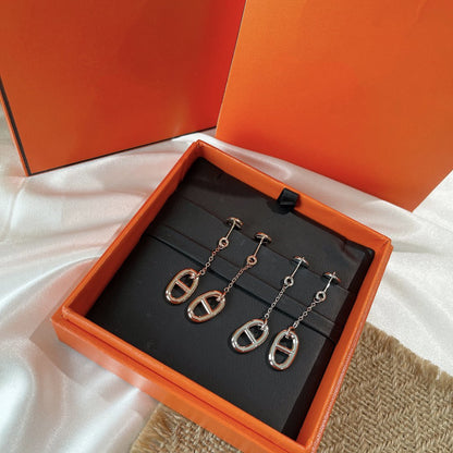 [⭐Hevara Jewelry]CHAINE TASSEL EARRINGS