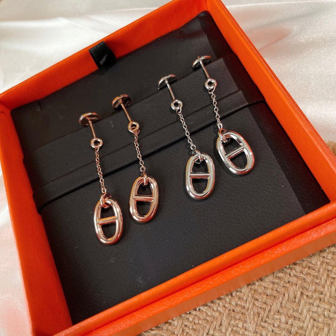 [⭐Hevara Jewelry]CHAINE TASSEL EARRINGS