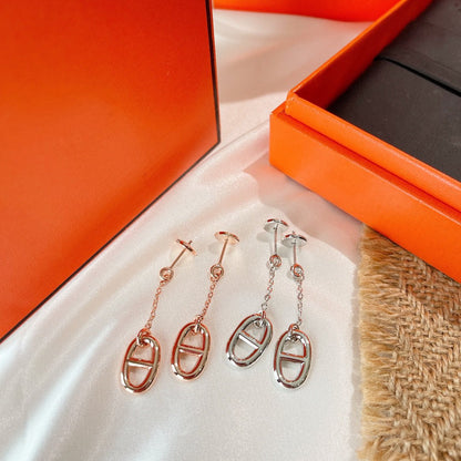 [⭐Hevara Jewelry]CHAINE TASSEL EARRINGS