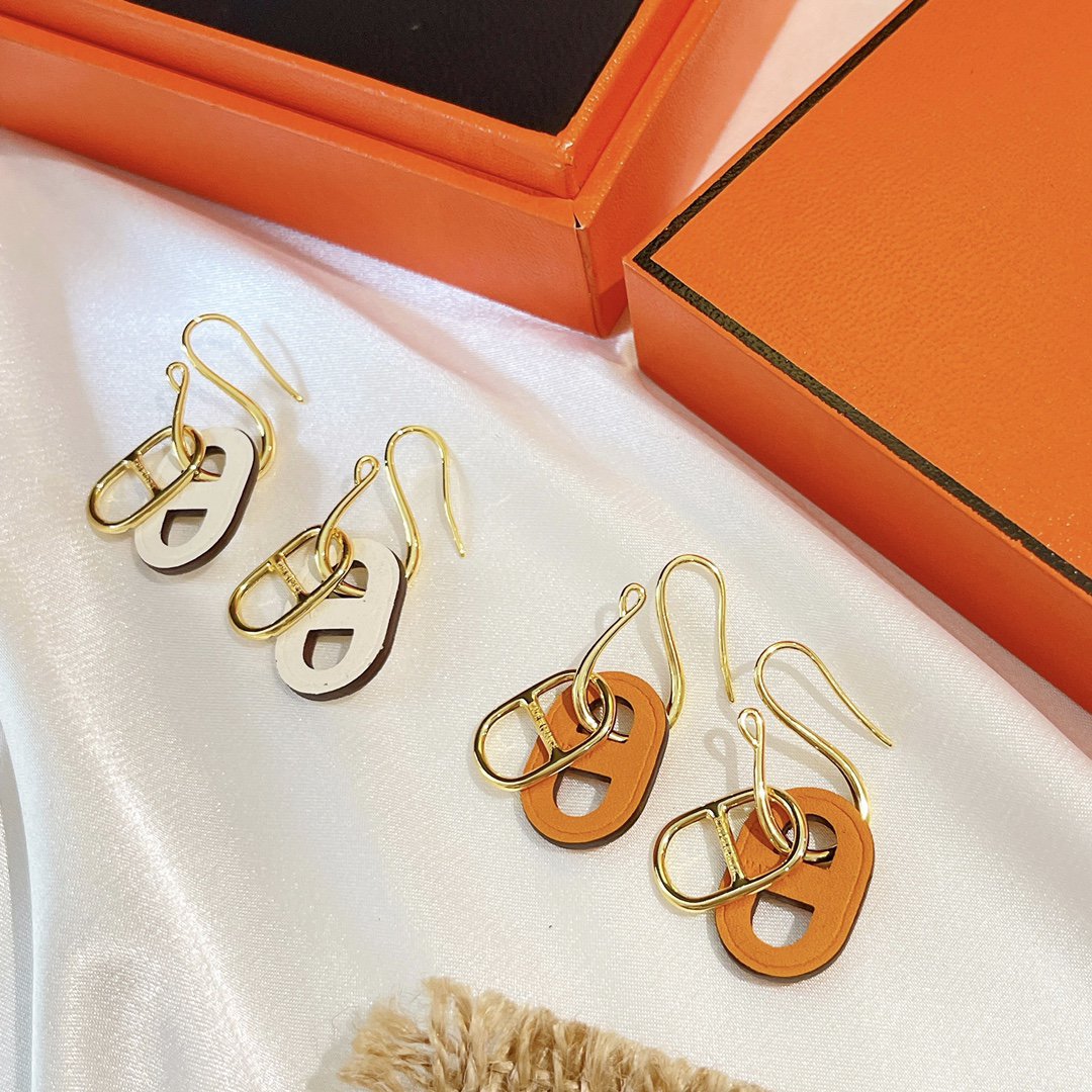 [⭐Hevara Jewelry]HM O'MAILLON GOLD EARRINGS